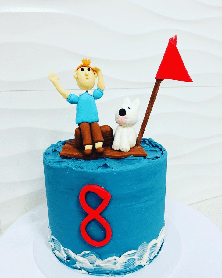 Charming Tintin Cake