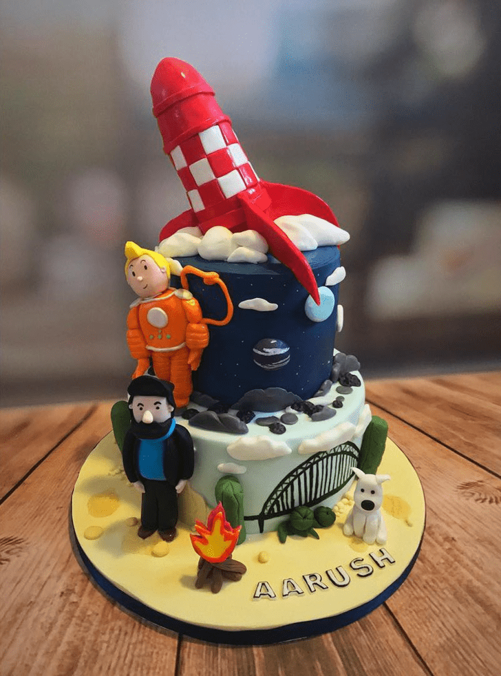 Classy Tintin Cake
