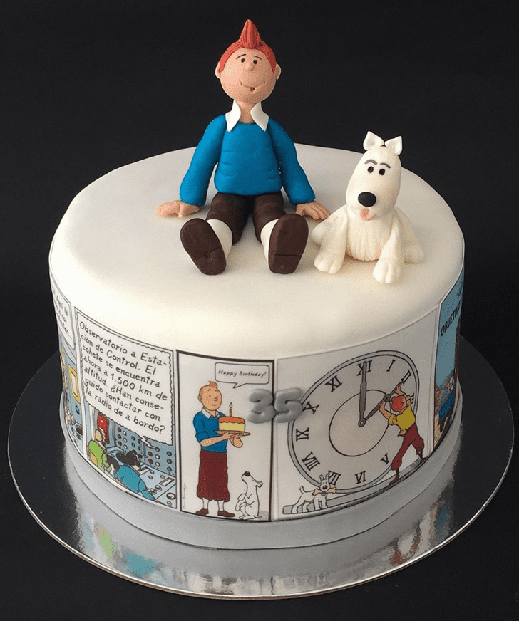 Comely Tintin Cake