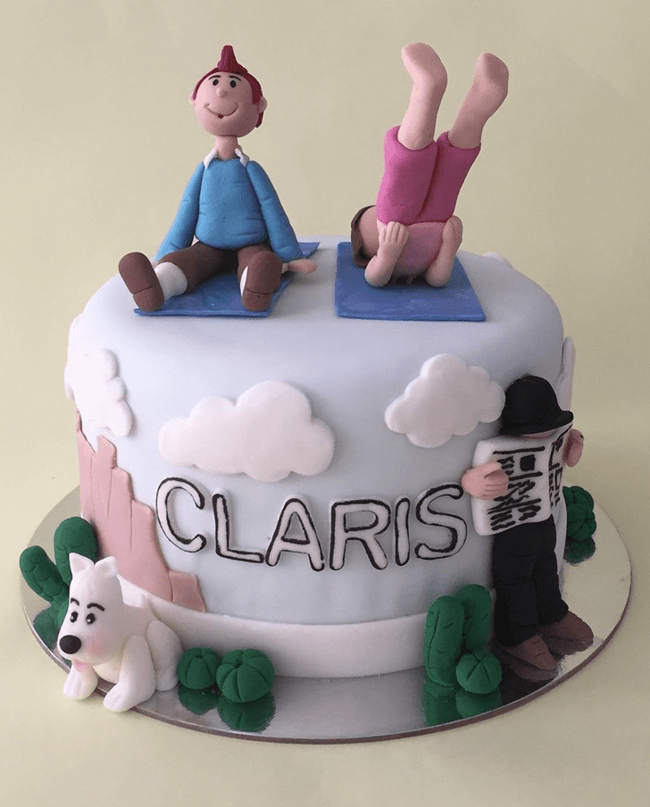 Cute Tintin Cake