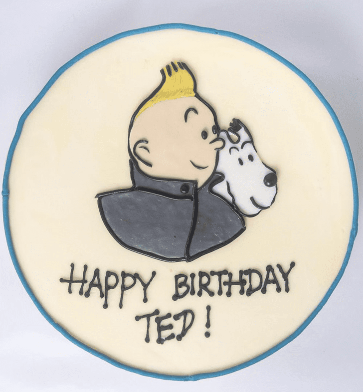 Dazzling Tintin Cake