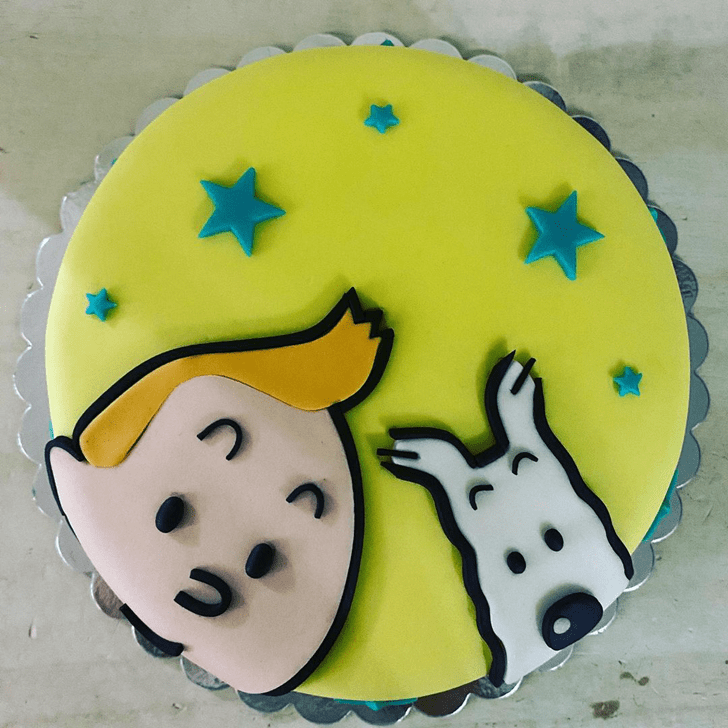 Enthralling Tintin Cake