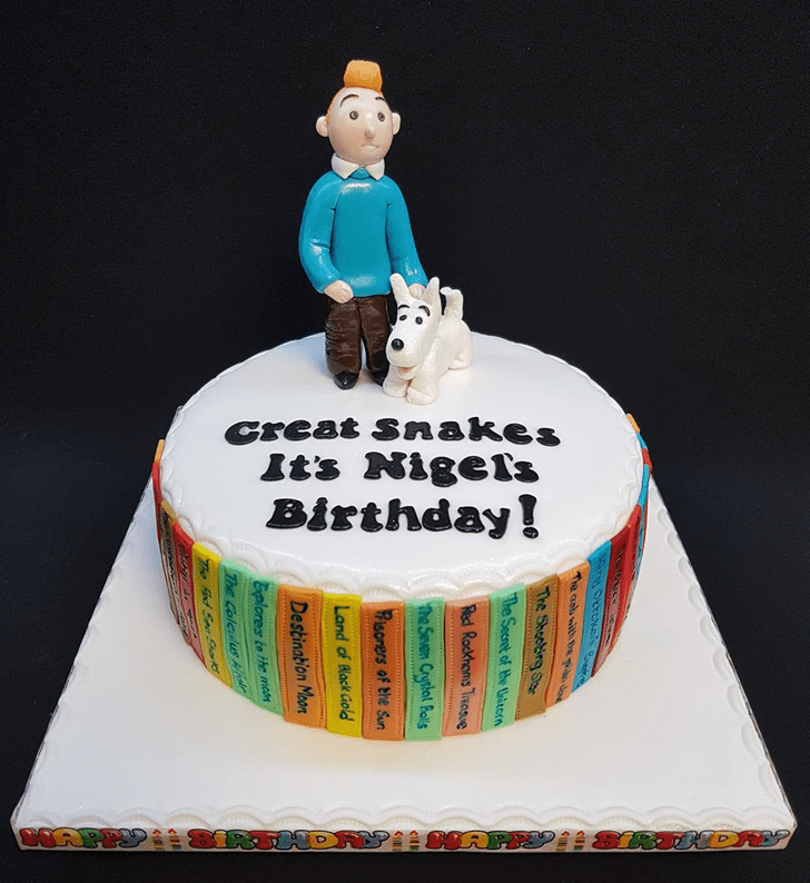 Excellent Tintin Cake
