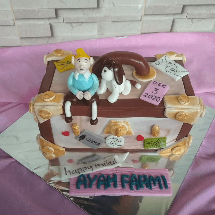 Exquisite Tintin Cake