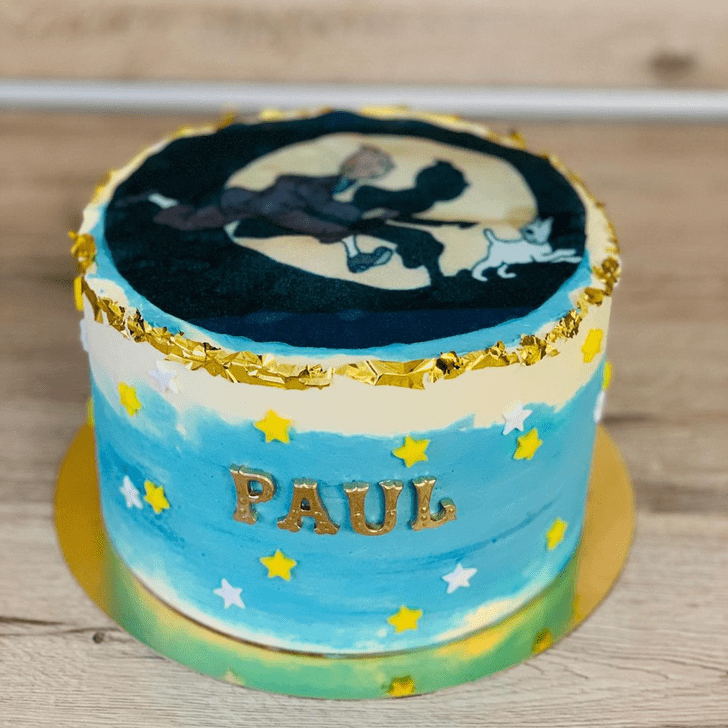 Graceful Tintin Cake