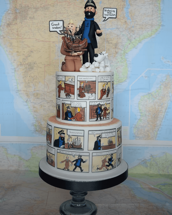 Ideal Tintin Cake