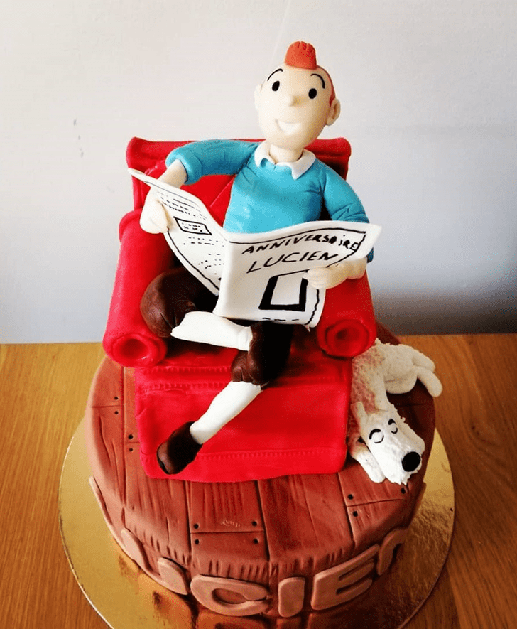 Magnetic Tintin Cake