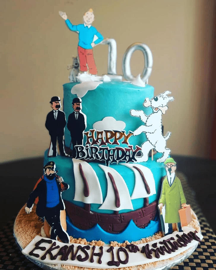 Magnificent Tintin Cake