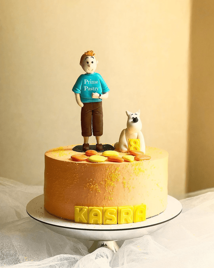 Radiant Tintin Cake