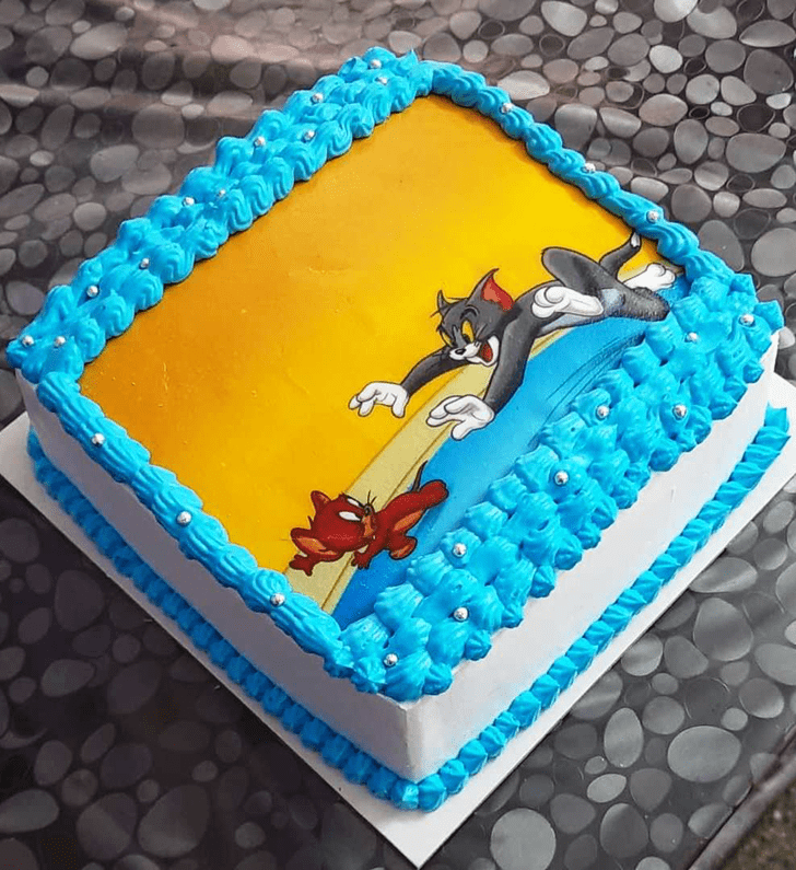Admirable Tom and Jerry Cake Design