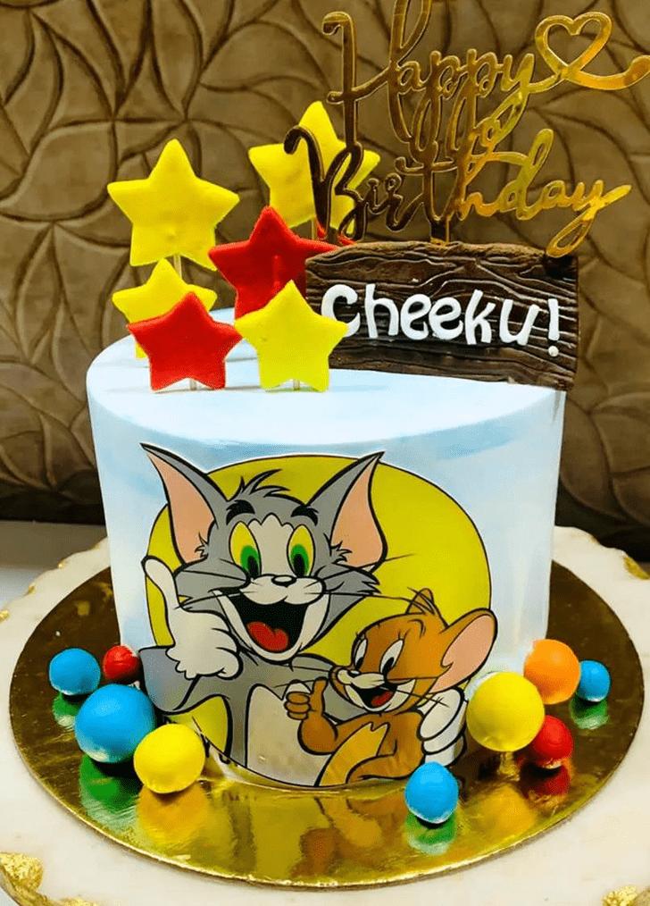 Delicate Tom and Jerry Cake