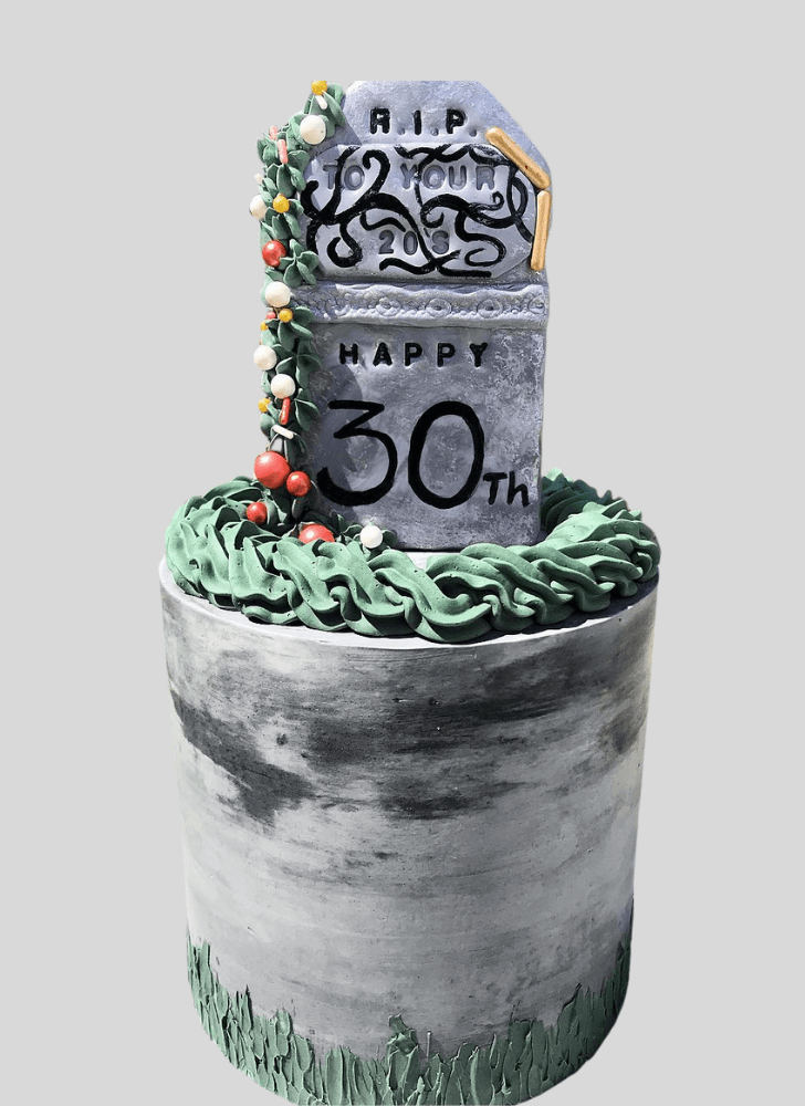 Elegant Tombstone Cake