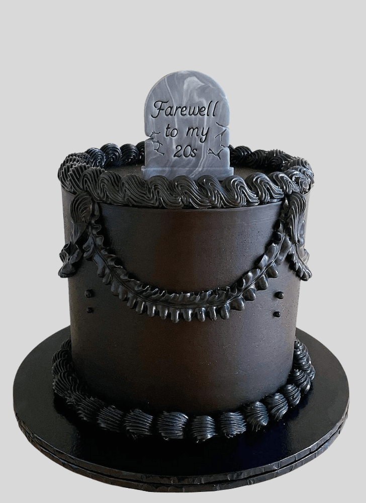 Exquisite Tombstone Cake