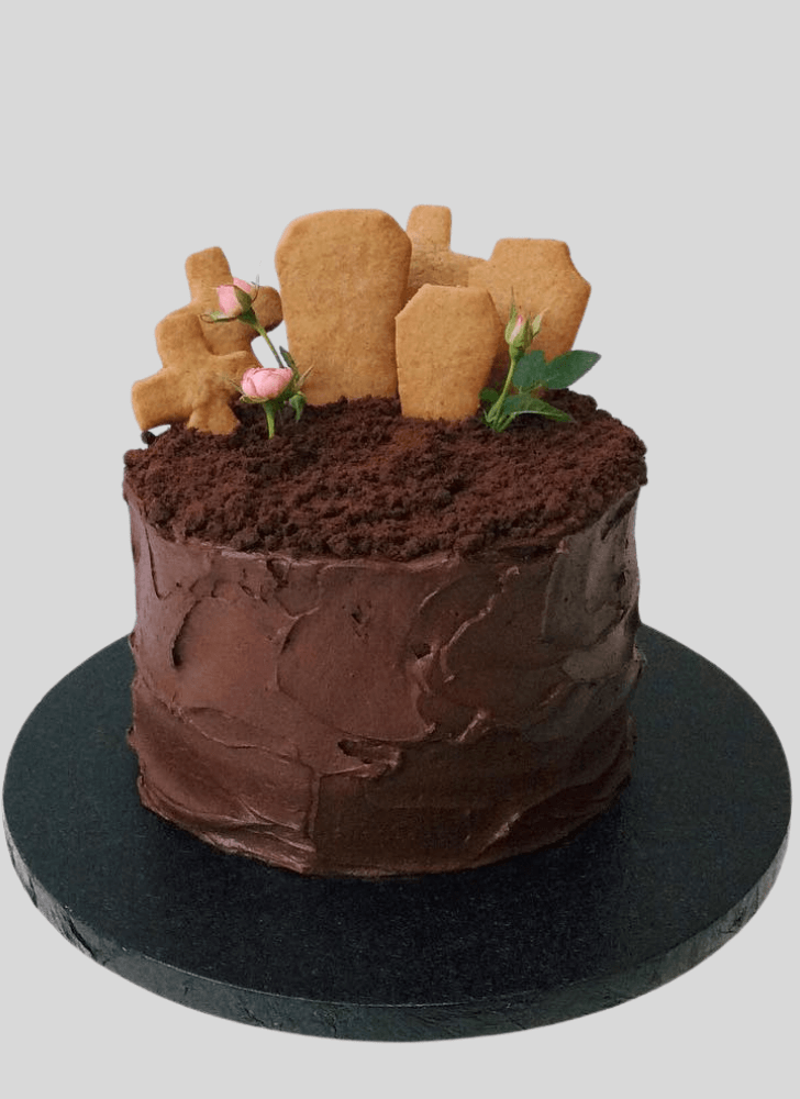 Mesmeric Tombstone Cake