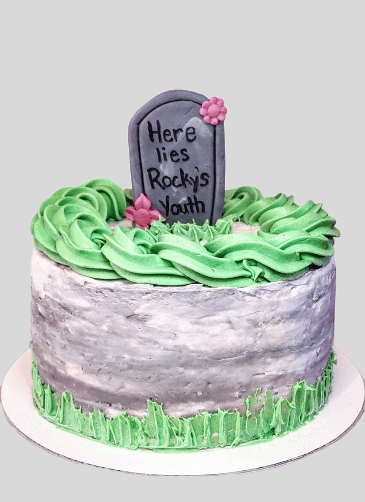 Wonderful Tombstone Cake Design