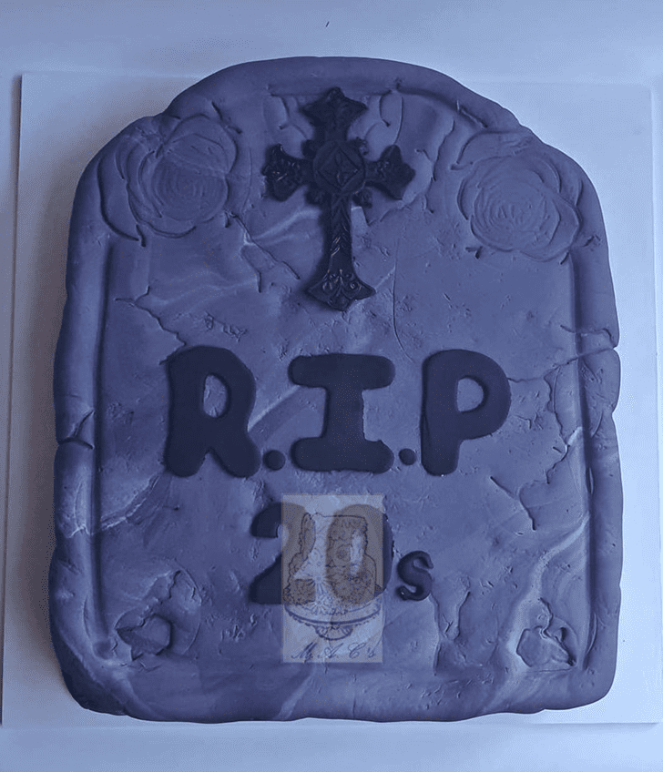 Appealing Tombstone Cake