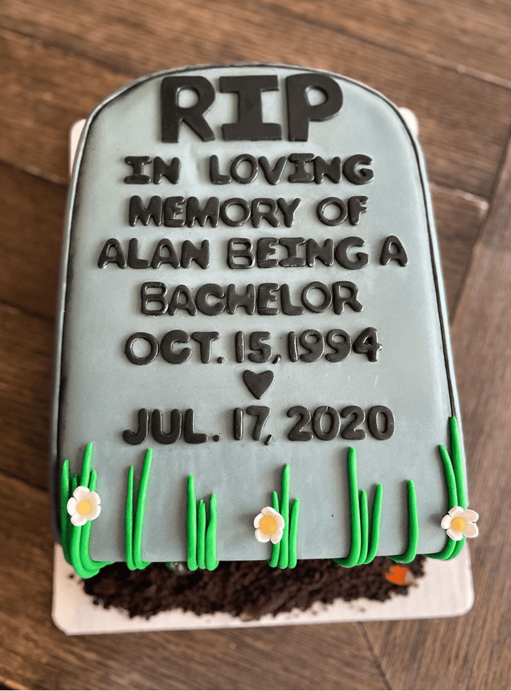 Bewitching Tombstone Cake