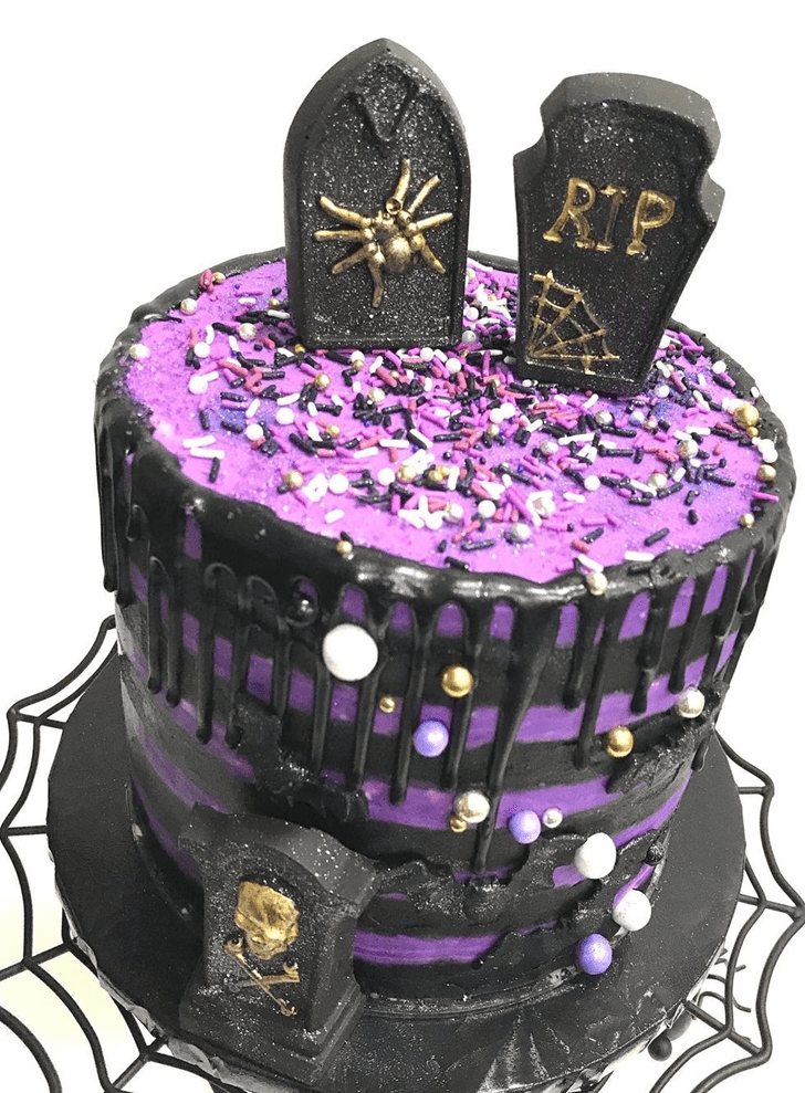 Fascinating Tombstone Cake