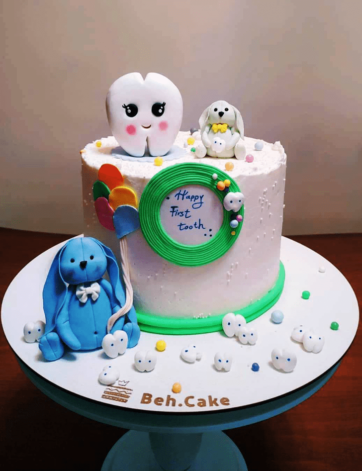 Radiant Tooth Cake