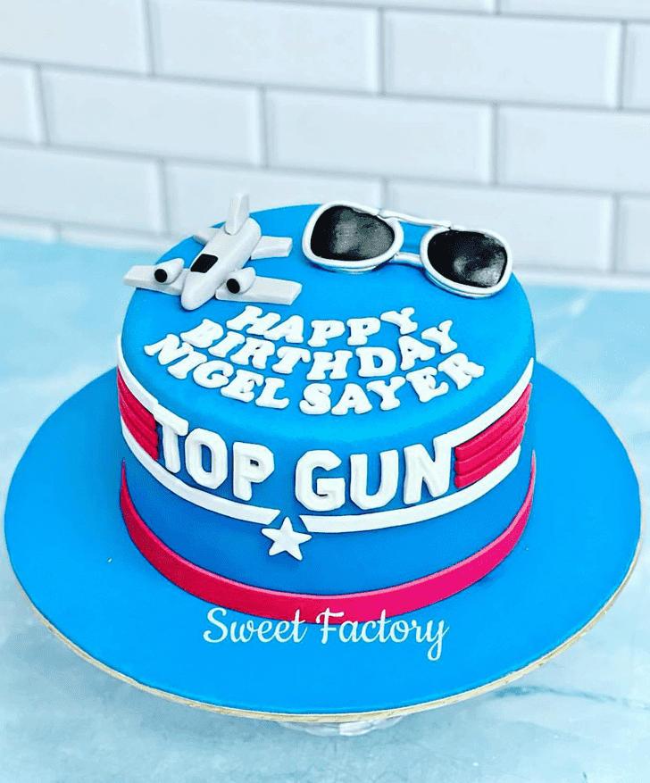Charming Top Gun Cake