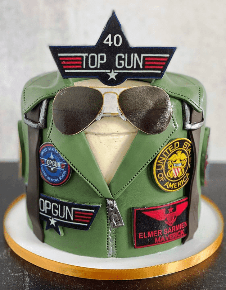 Inviting Top Gun Cake