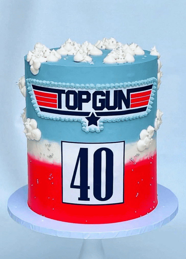 Nice Top Gun Cake