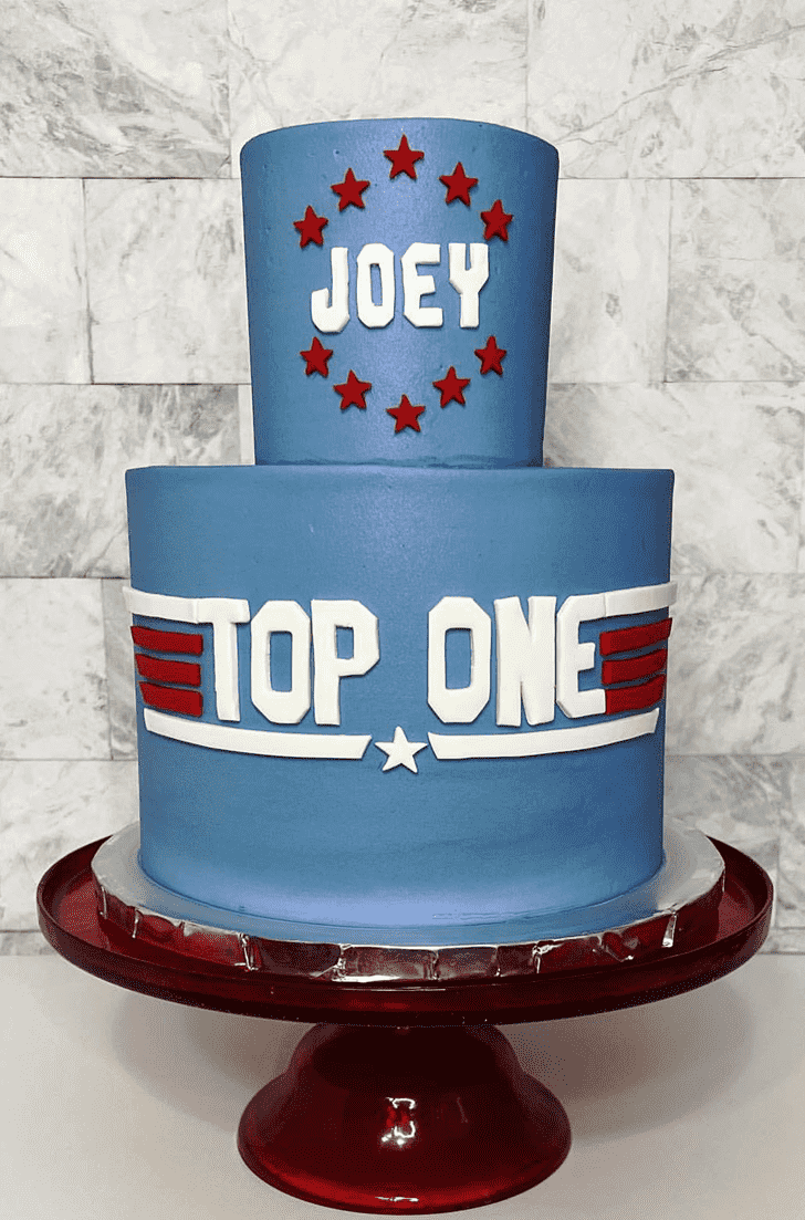 Shapely Top Gun Cake