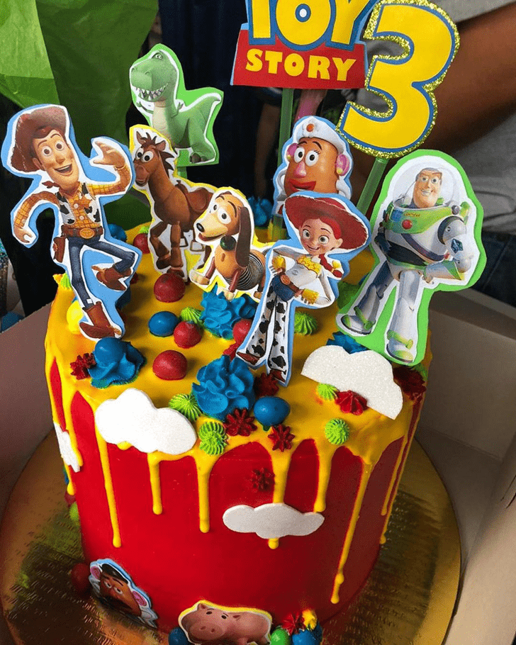 Delicate Toy Story Cake