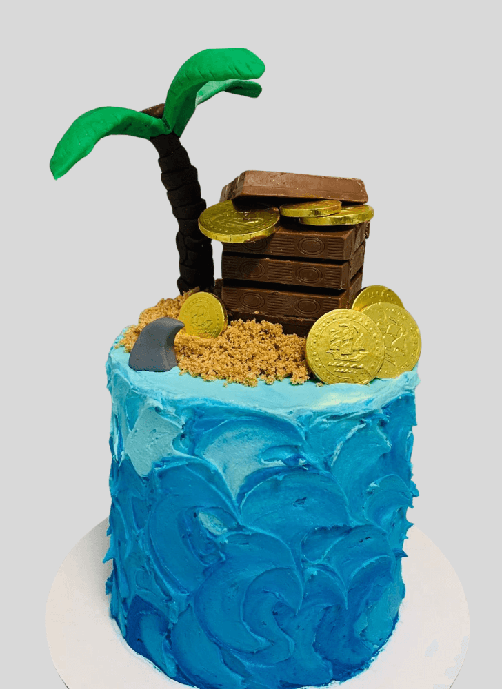 Inviting Treasure Cake