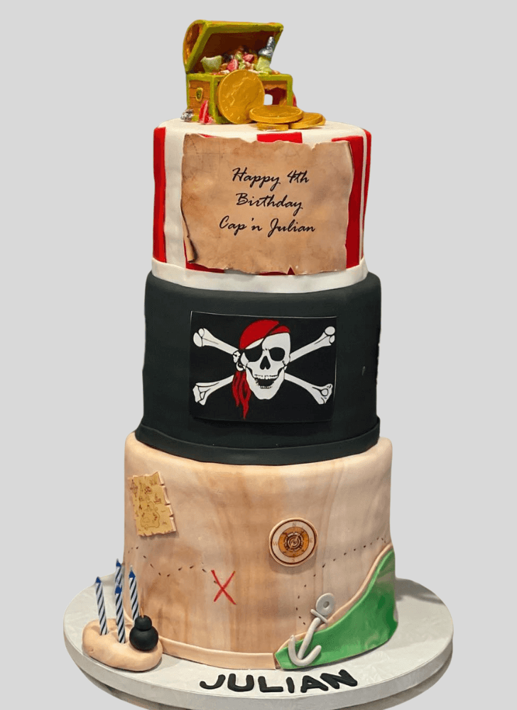 Pretty Treasure Cake