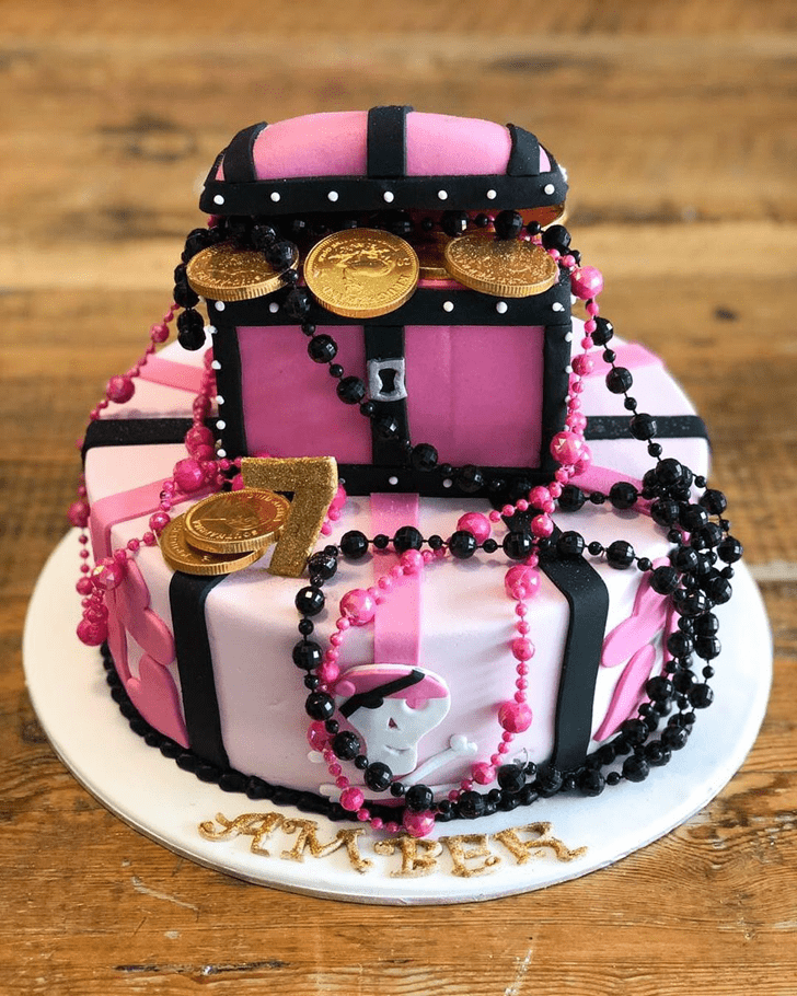 Lovely Treasure Cake Design