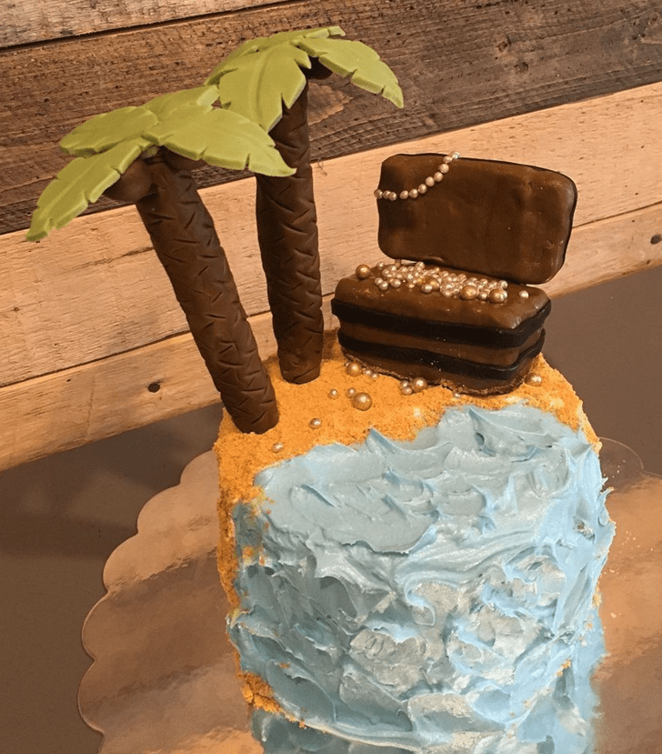 Adorable Treasure Island Cake