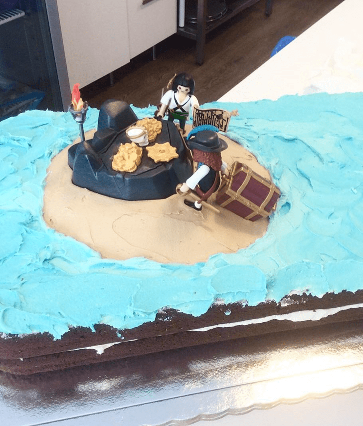 Appealing Treasure Island Cake