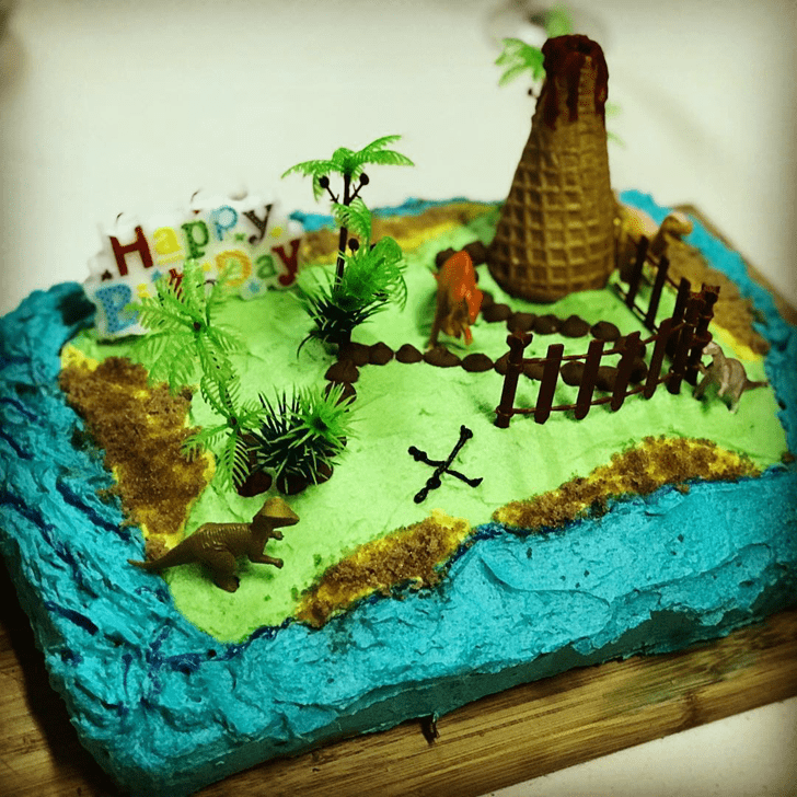 Enthralling Treasure Island Cake