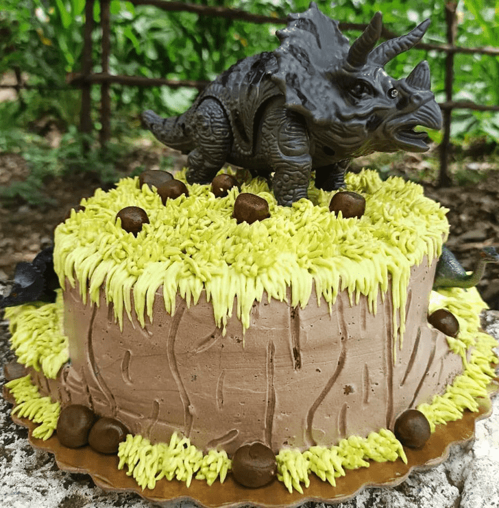 Bewitching Triceratops Cake