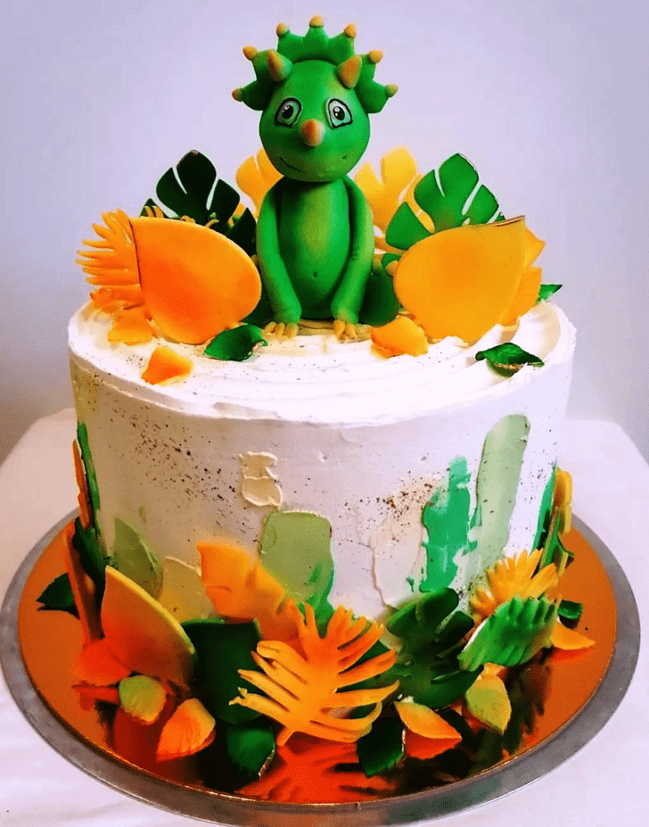 Comely Triceratops Cake