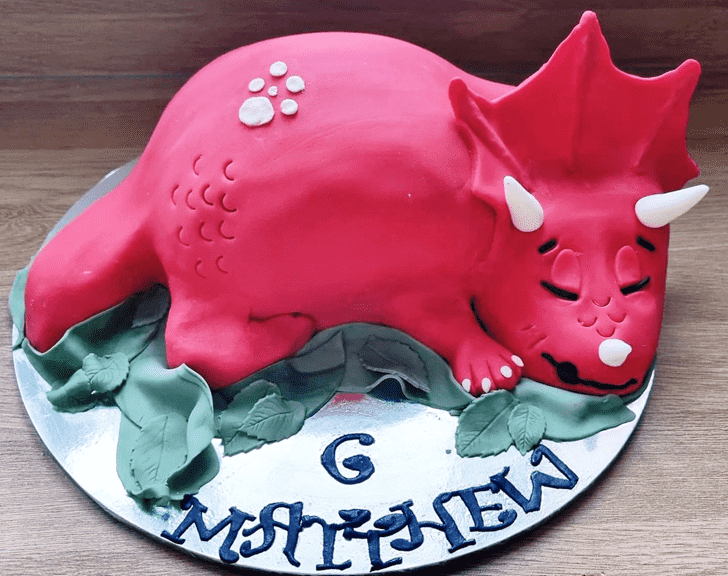 Divine Triceratops Cake
