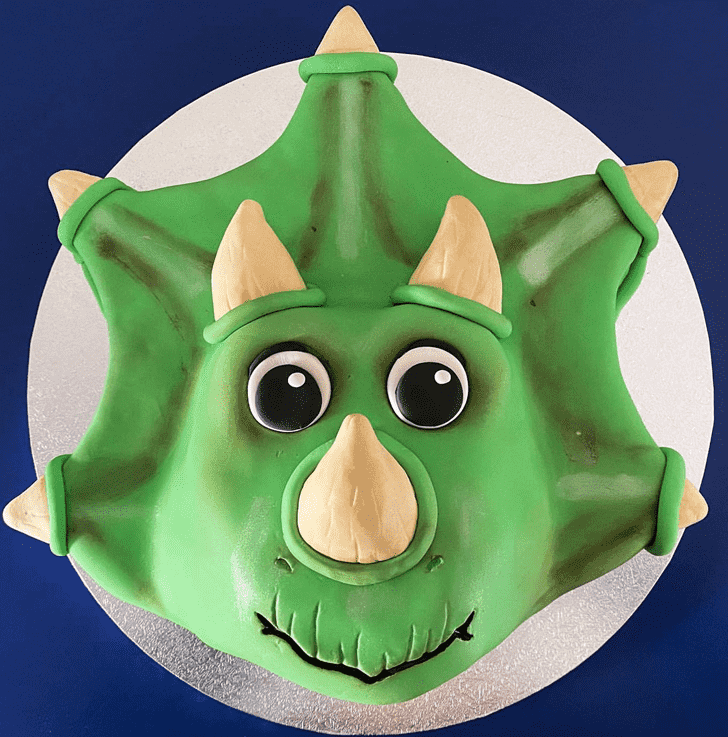 Good Looking Triceratops Cake