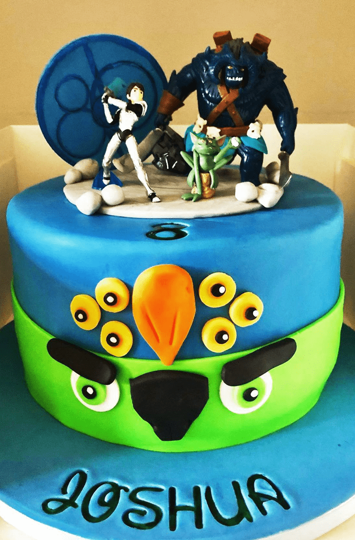 Magnetic Trollhunters Cake