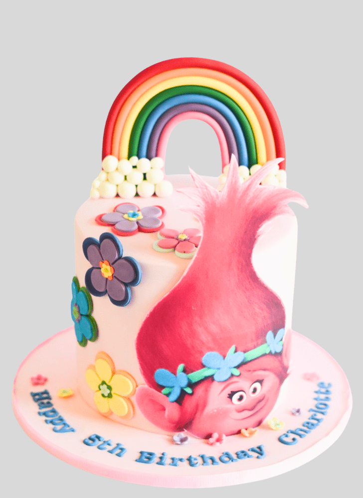 Admirable Trolls Cake Design