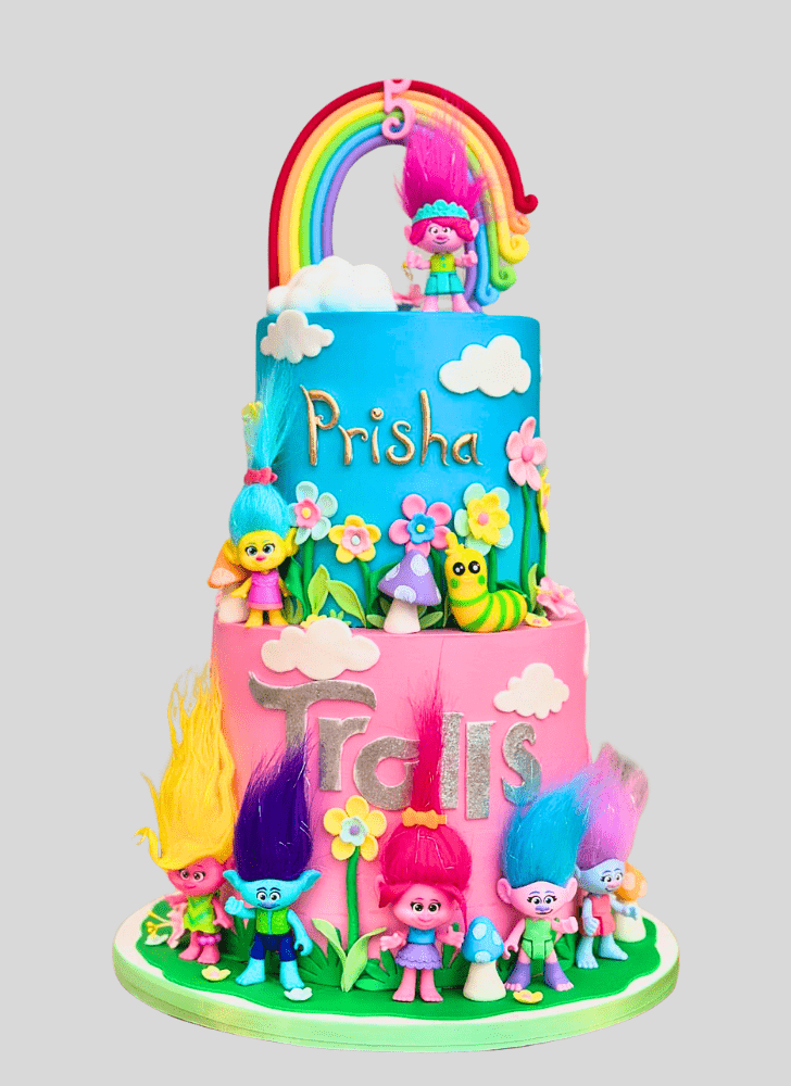 Alluring Trolls Cake