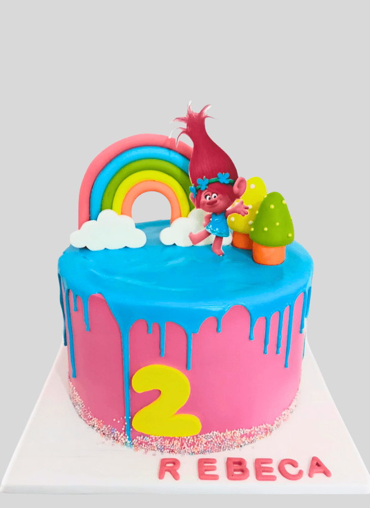 Appealing Trolls Cake