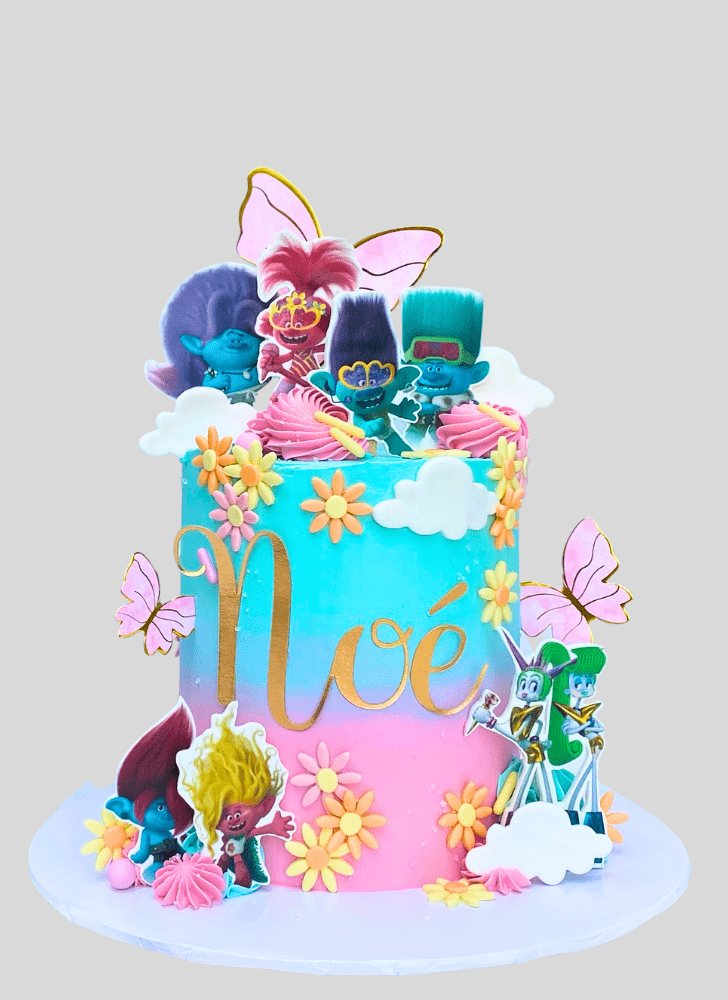 Dazzling Trolls Cake