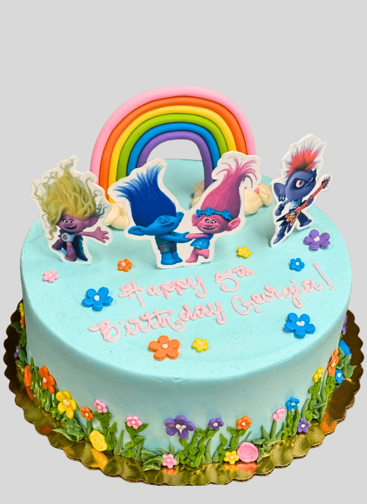 Delightful Trolls Cake