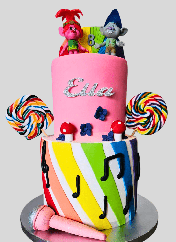 Elegant Trolls Cake