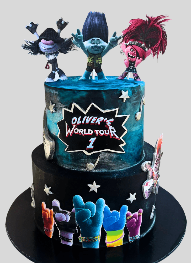 Enthralling Trolls Cake