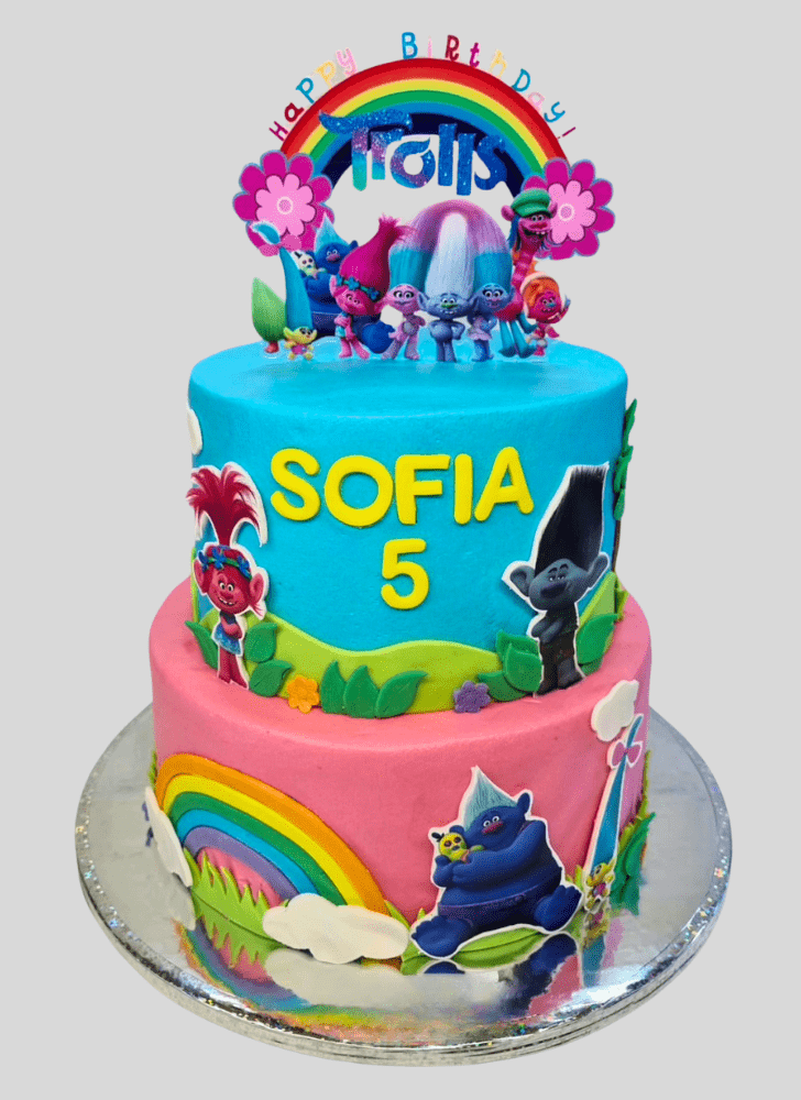 Enticing Trolls Cake