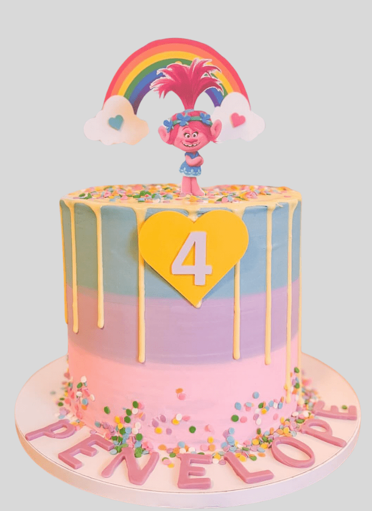 Fair Trolls Cake