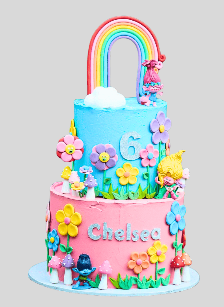 Ideal Trolls Cake