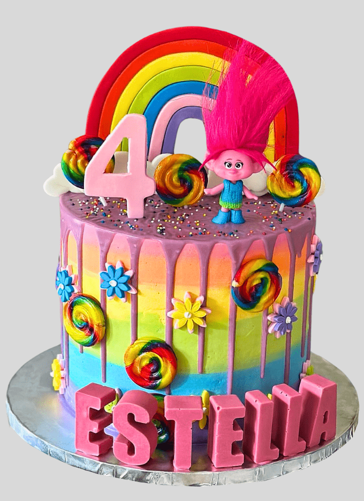 Radiant Trolls Cake